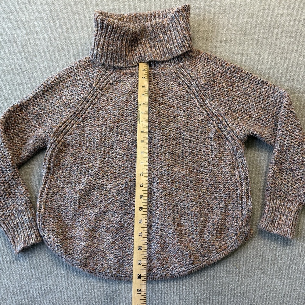 Prana Callisto Colorful Western Raglan Knit Turtleneck Sweater Woman's Sz M - Picture 3 of 10
